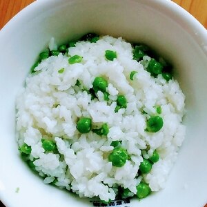 主夫がつくる豆ご飯